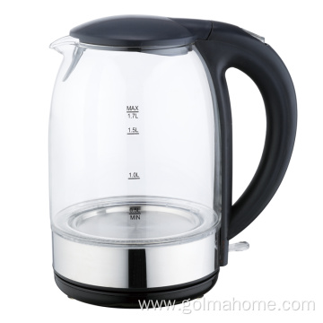 120V/220V/1.5L/1.7L/2.0L LED Light Electric Glass Kettle